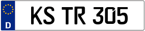 Truck License Plate